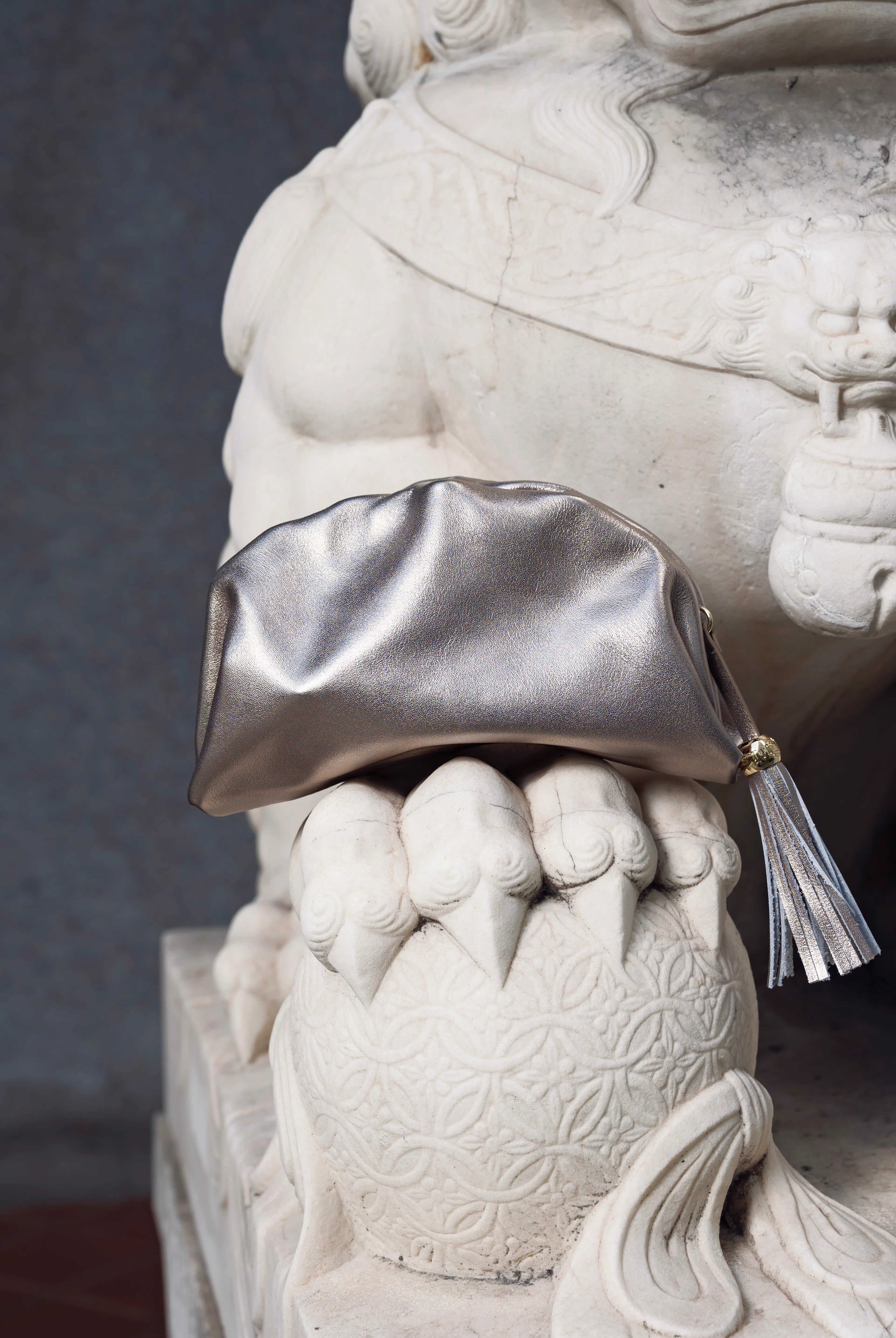 DESTI SAINT Gold Patty Pouch - Magpie Style