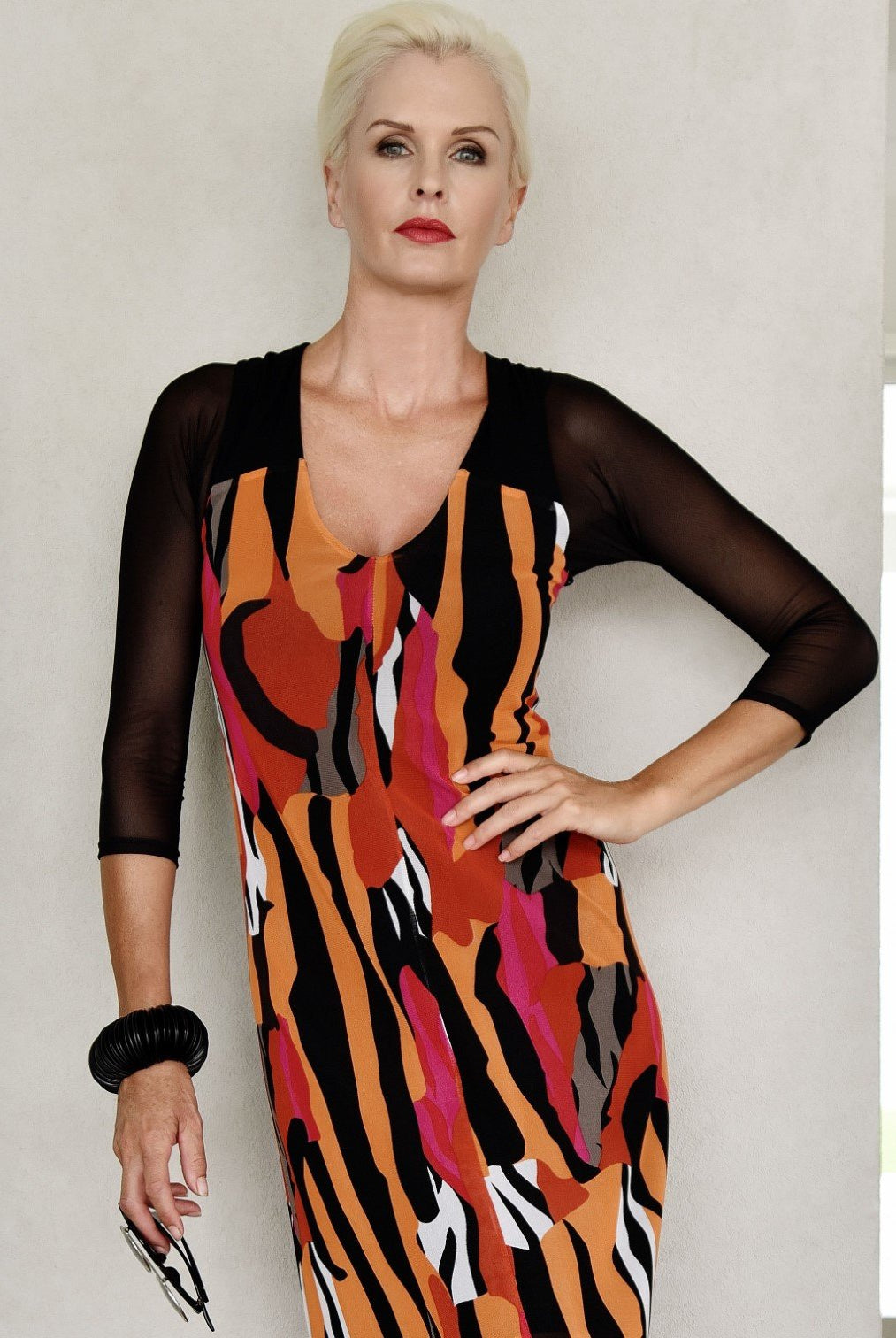 PAULA RYAN Mesh Layering Sleeve - Paula Ryan