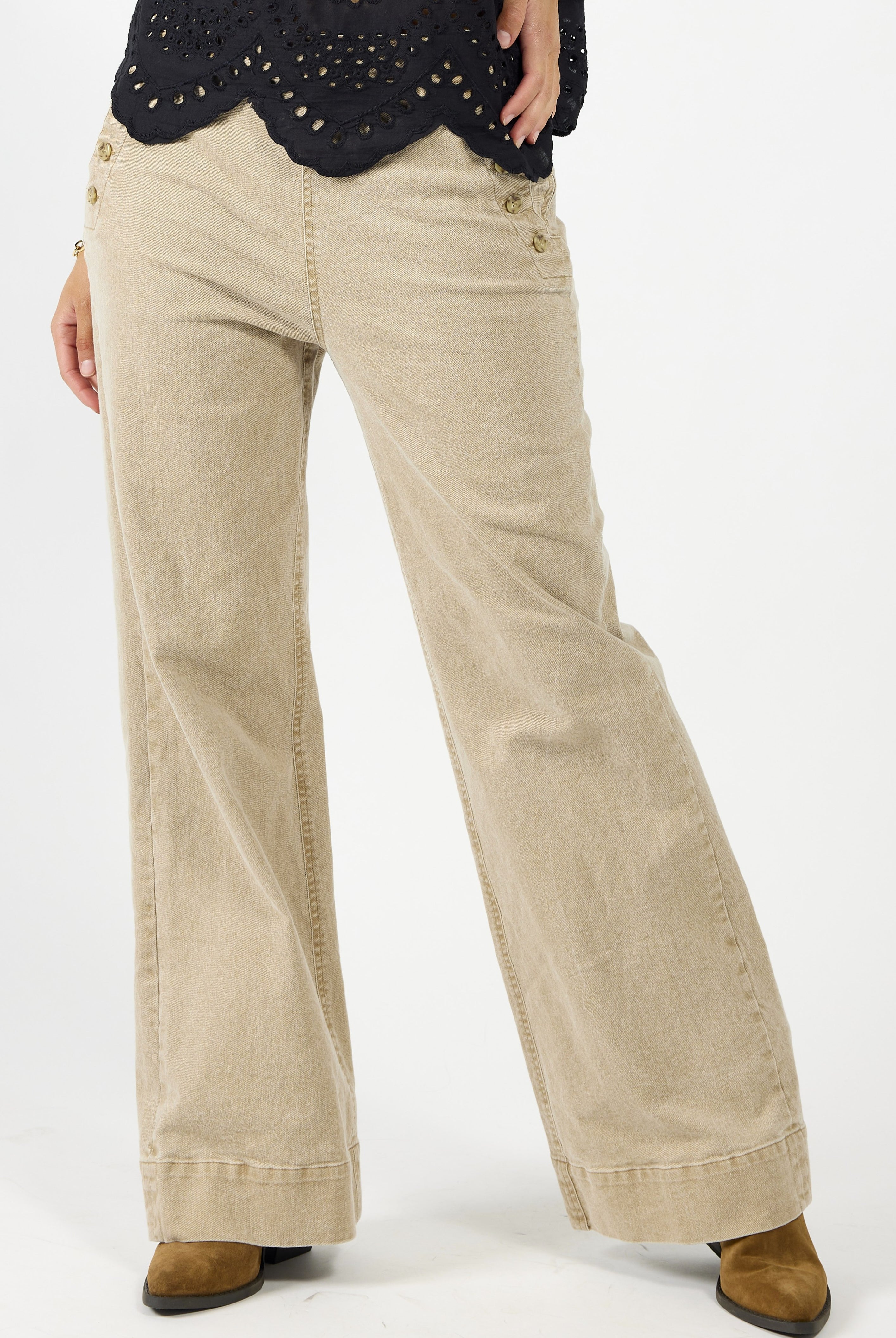 DRAMA THE LABEL Sailor Jean - Dune - Magpie Style