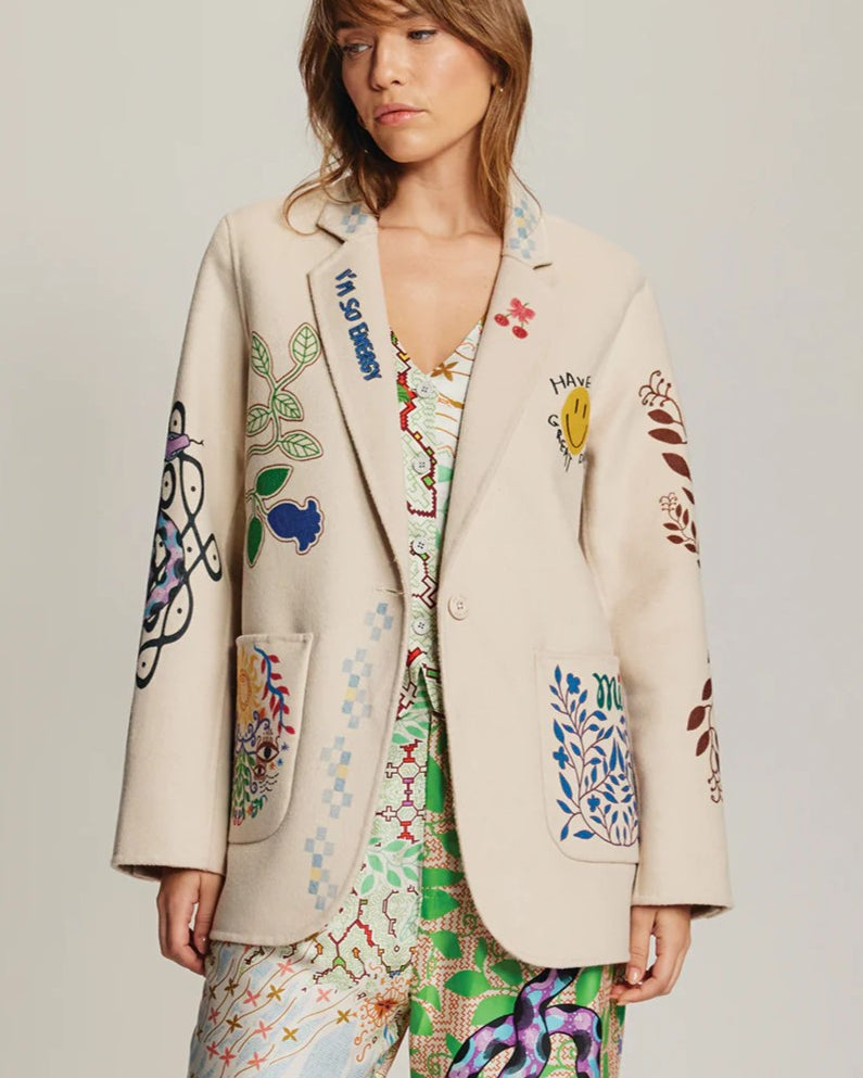 ME369 Juliana Shipibo Wool Jacket - Magpie Style