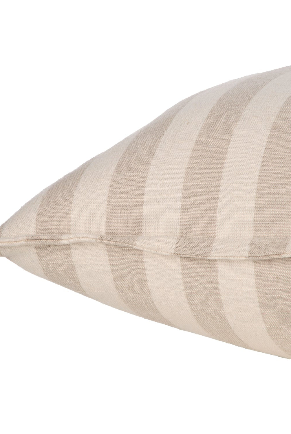 Arden Stripe Cushion - Beige