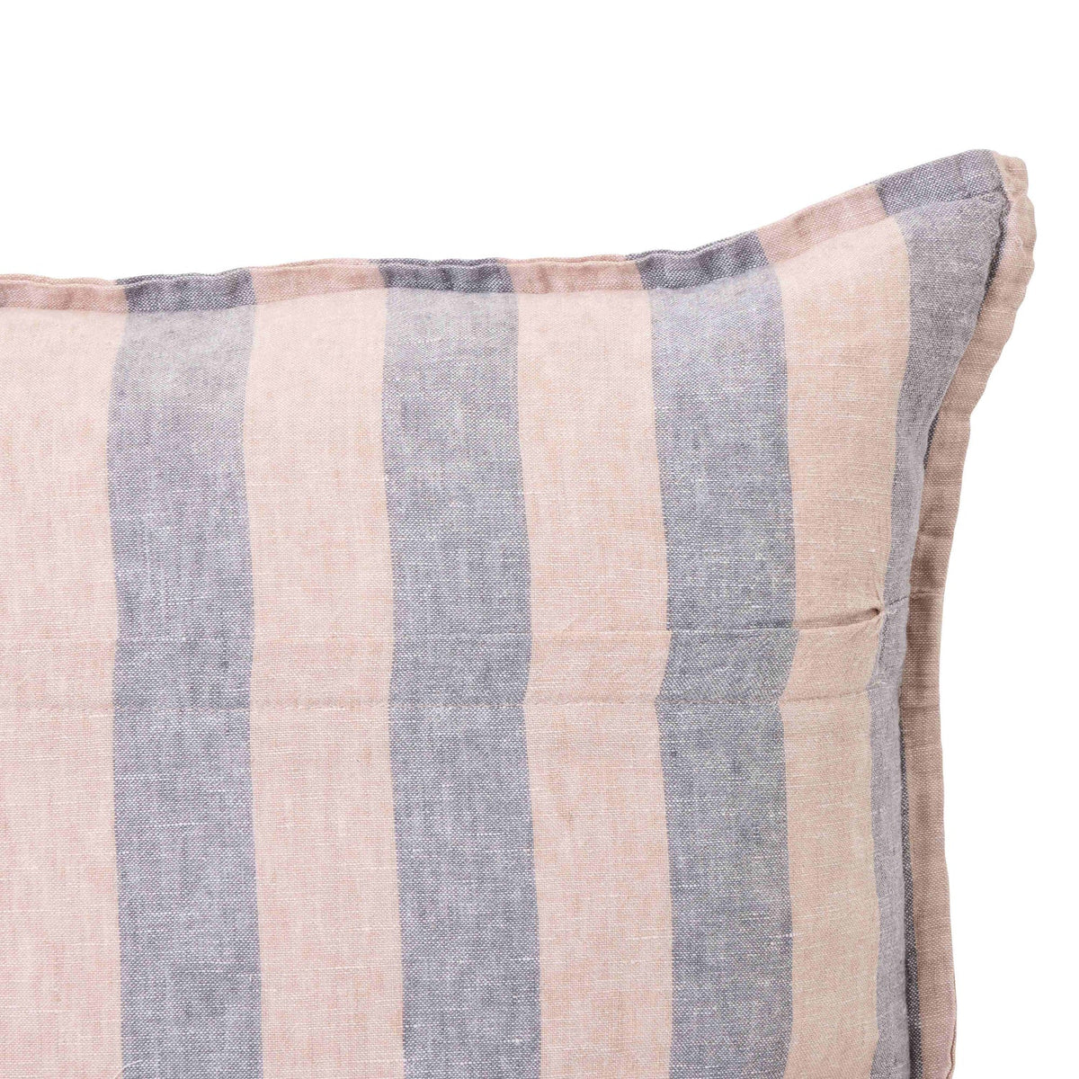 Arden Stripe Cushion - Pink & Blue