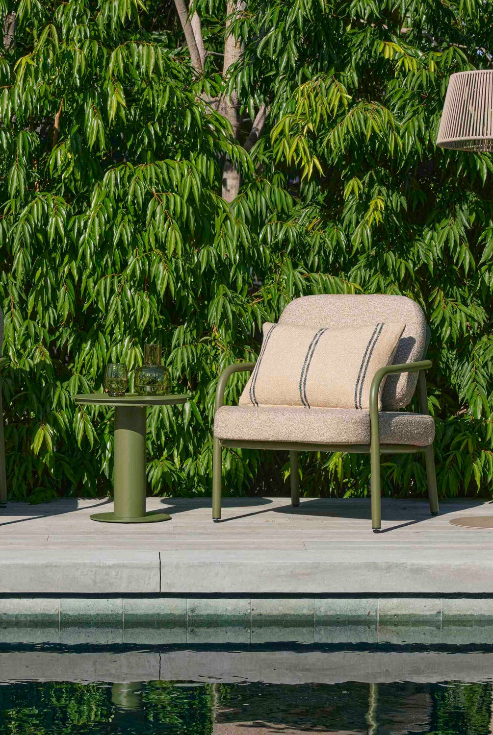 Rio Indoor & Outdoor Cushion - Natural & Black