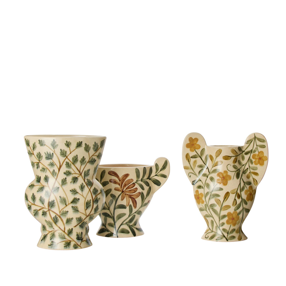 Florien Botanical Vase - Natural & Green