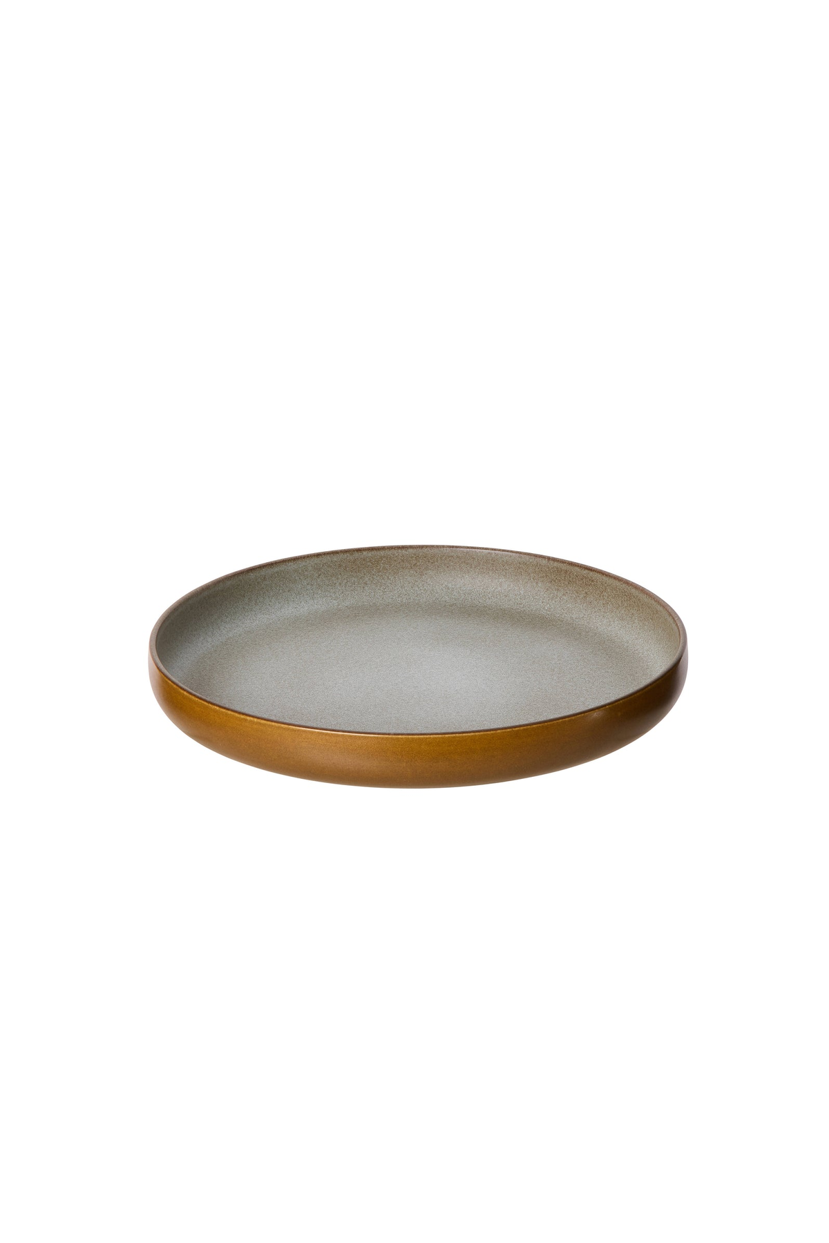 Rafe Shallow Salad Bowl - Grey & Brown