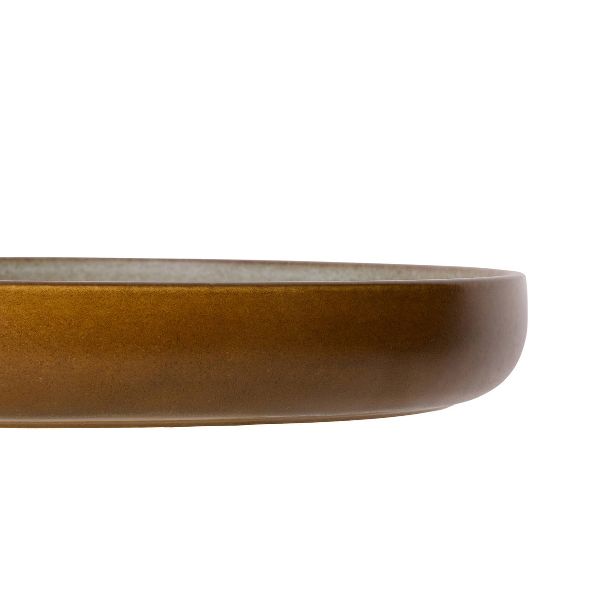 Rafe Shallow Salad Bowl - Grey & Brown - detail 4