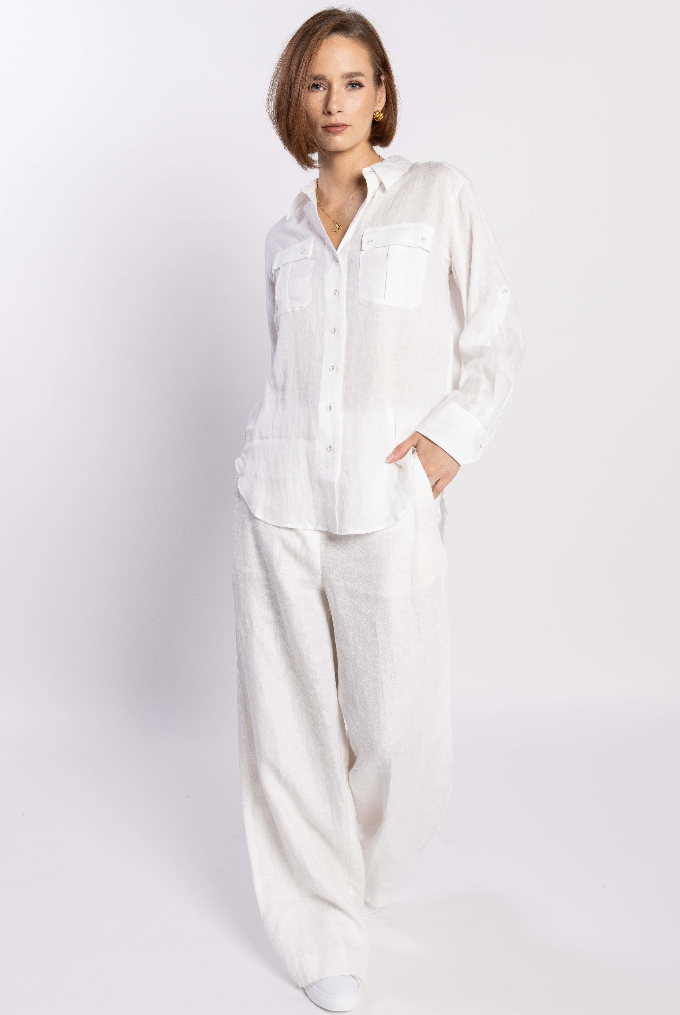LOUGHLIN Doubles Shirt - White - Magpie Style
