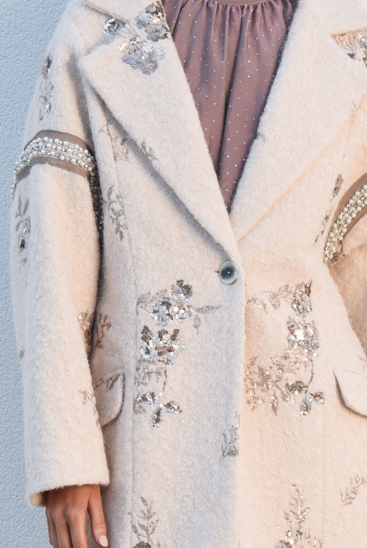 TRELISE COOPER Gossip Pearl Coat - Vintage - Magpie Style