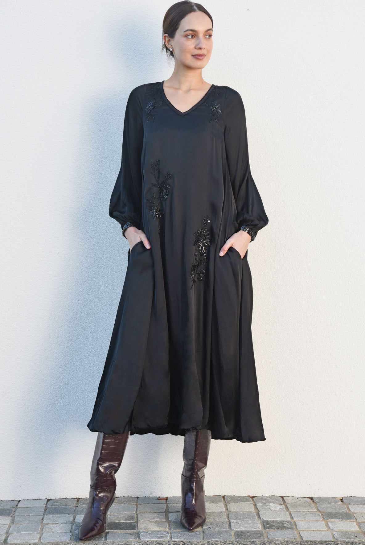 TRELISE COOPER Sparkle All Night Dress - Black - Magpie Style