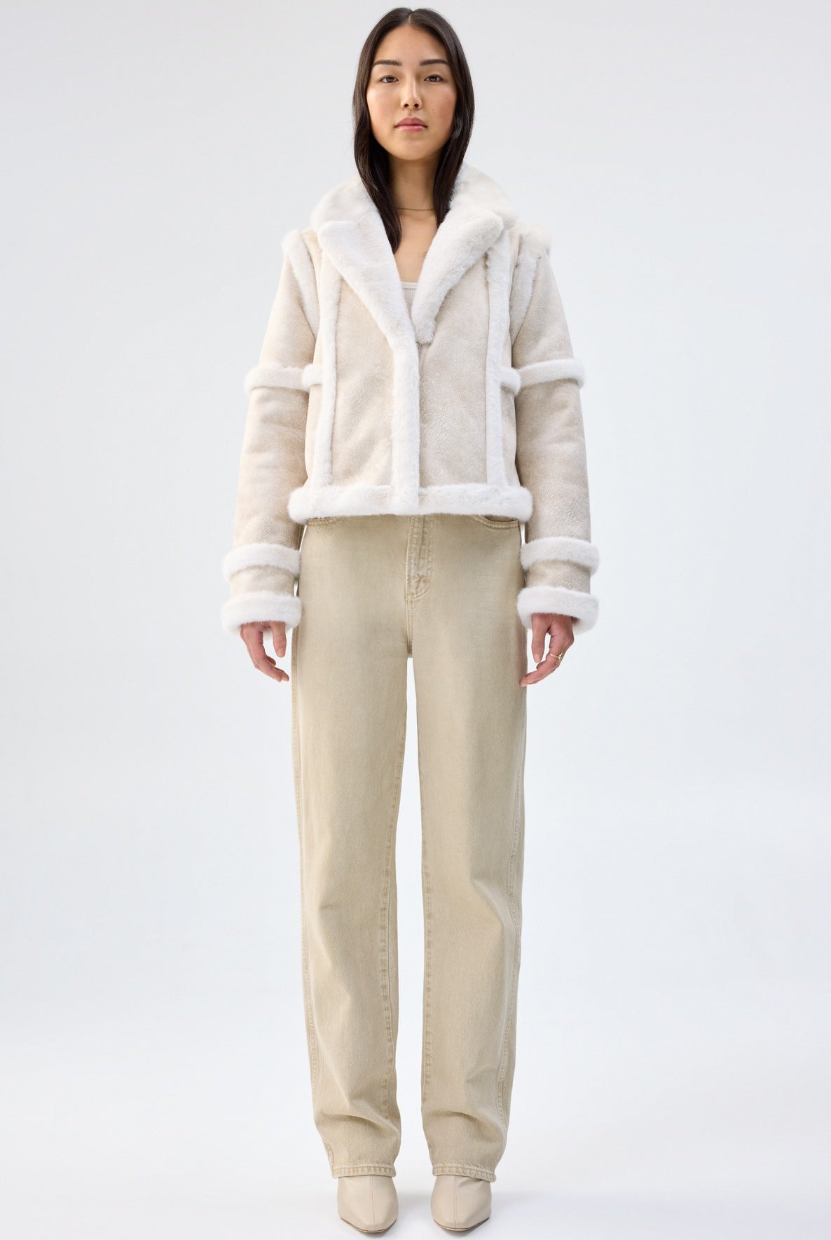 UNREAL FUR Talamascs Jacket - Cream - Magpie Style