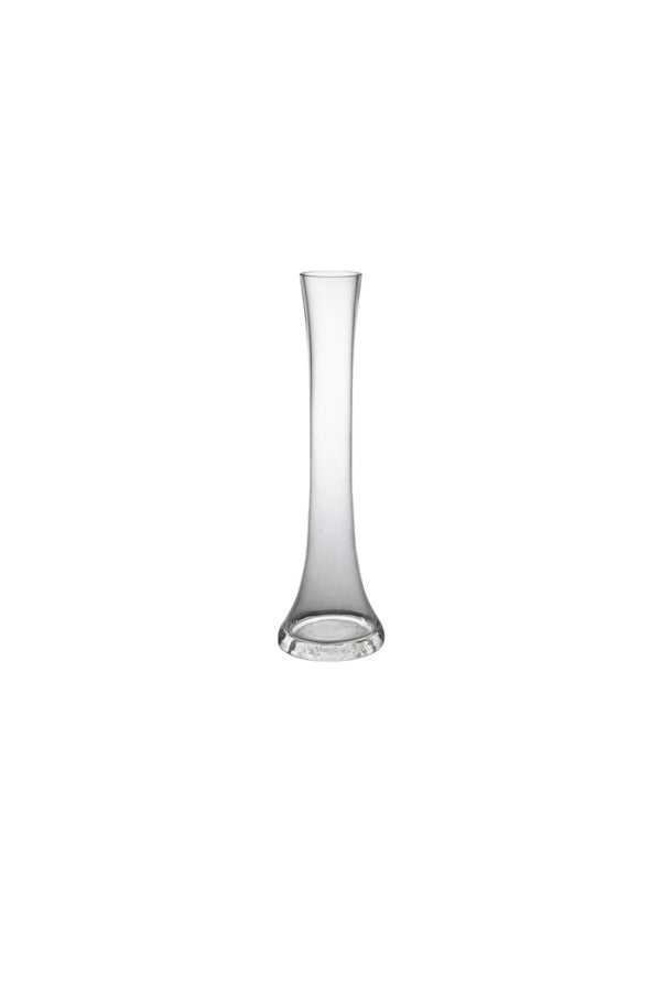 Small Trumpet Clear Stem Vase - Magpie Style