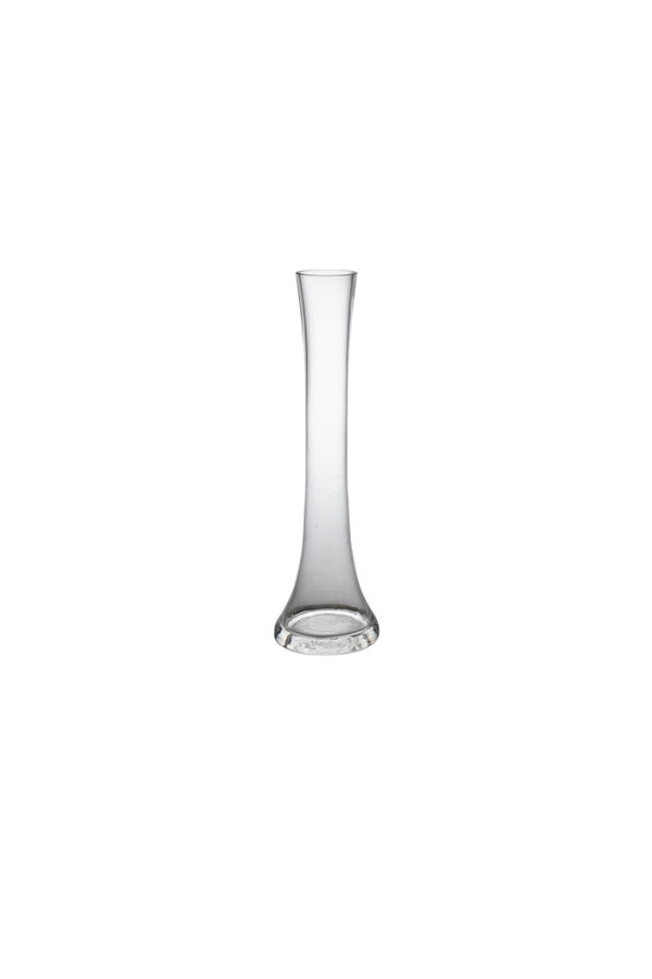 Small Trumpet Clear Stem Vase - Magpie Style
