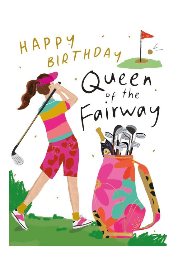 Happy Birthday Queen of the Fairway - Magpie Style
