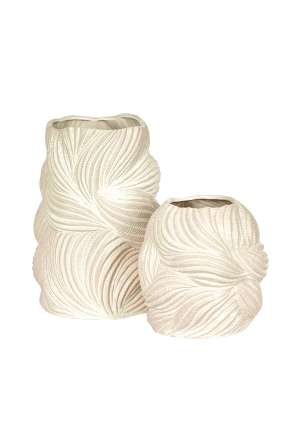 Thalia Small Vase - White - Magpie Style