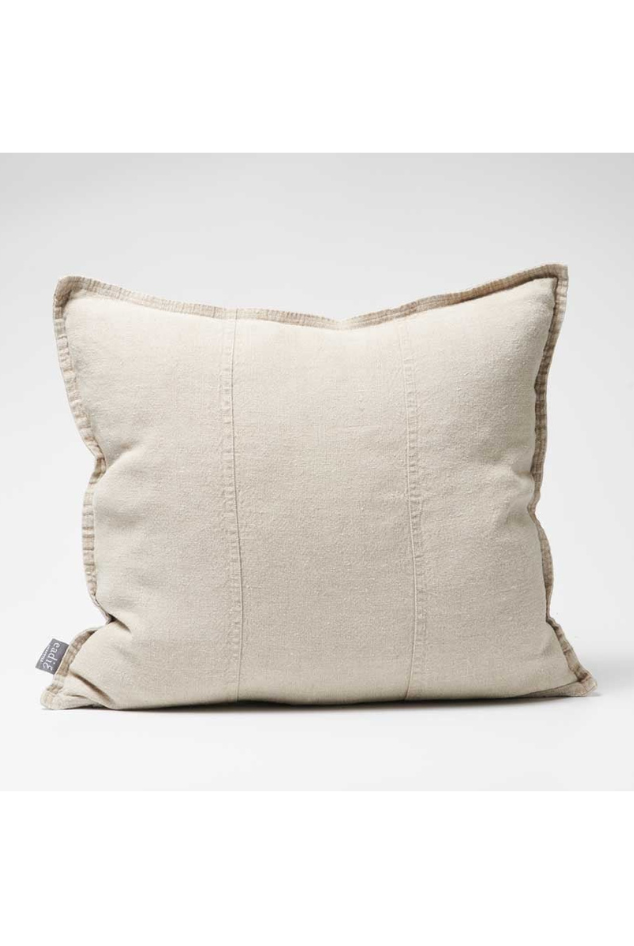 Luca Linen Cushion - Natural 50x50cm - Magpie Style