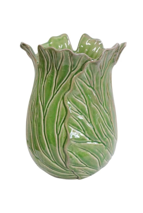 Large Cabbage Vase - Magpie Style