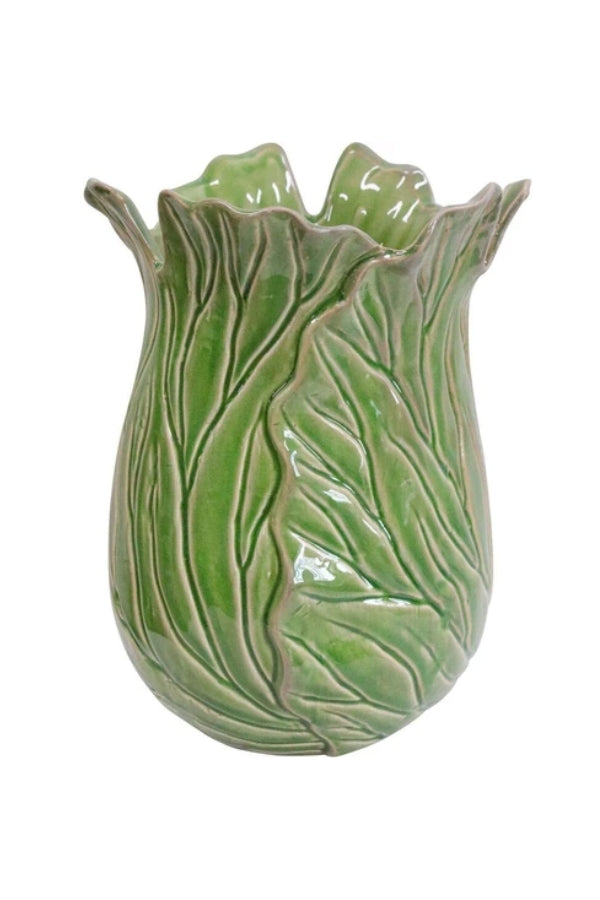 Large Cabbage Vase - Magpie Style