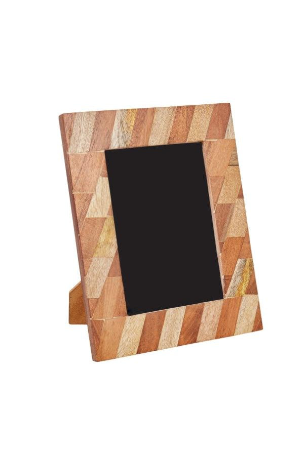 Wooden Inlay Photo Frame (5x7) - Magpie Style
