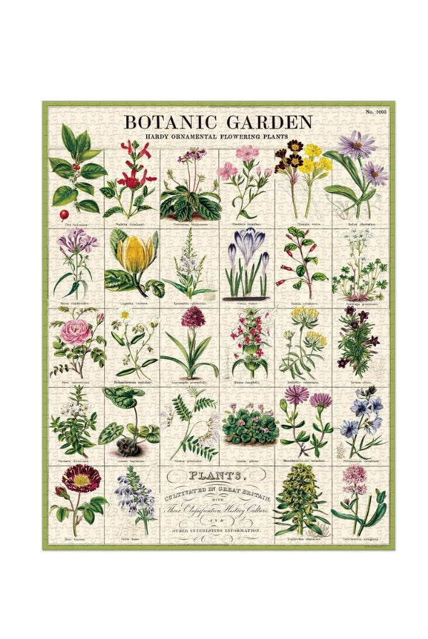 Botanical Garden 1000 Piece Vintage Puzzle - Magpie Style