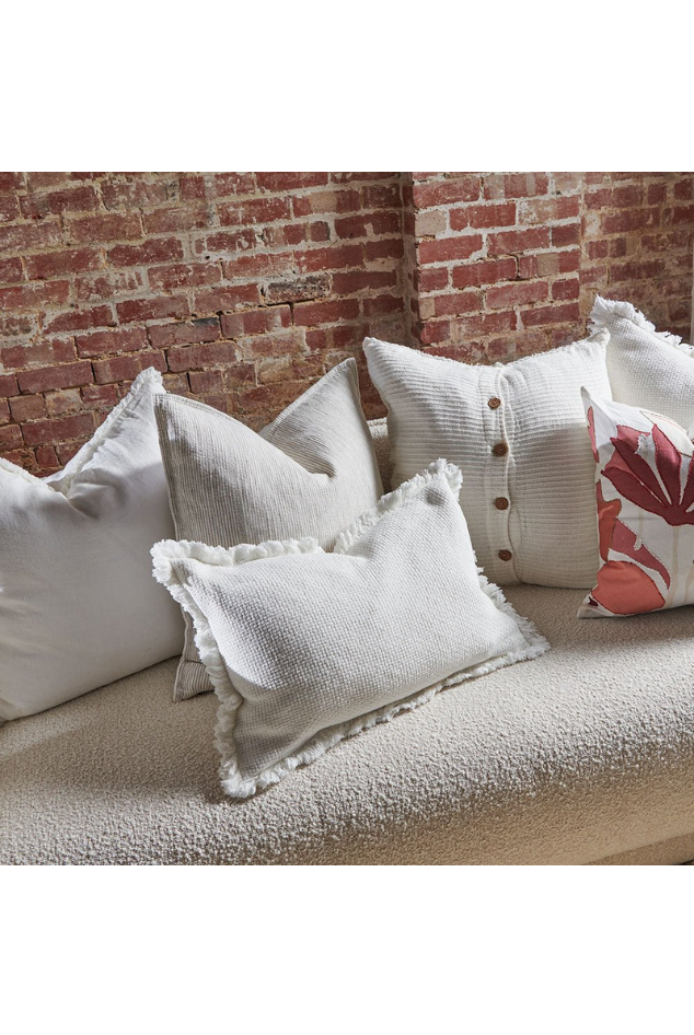 Chelsea Cushion - White 40x60cm - Magpie Style