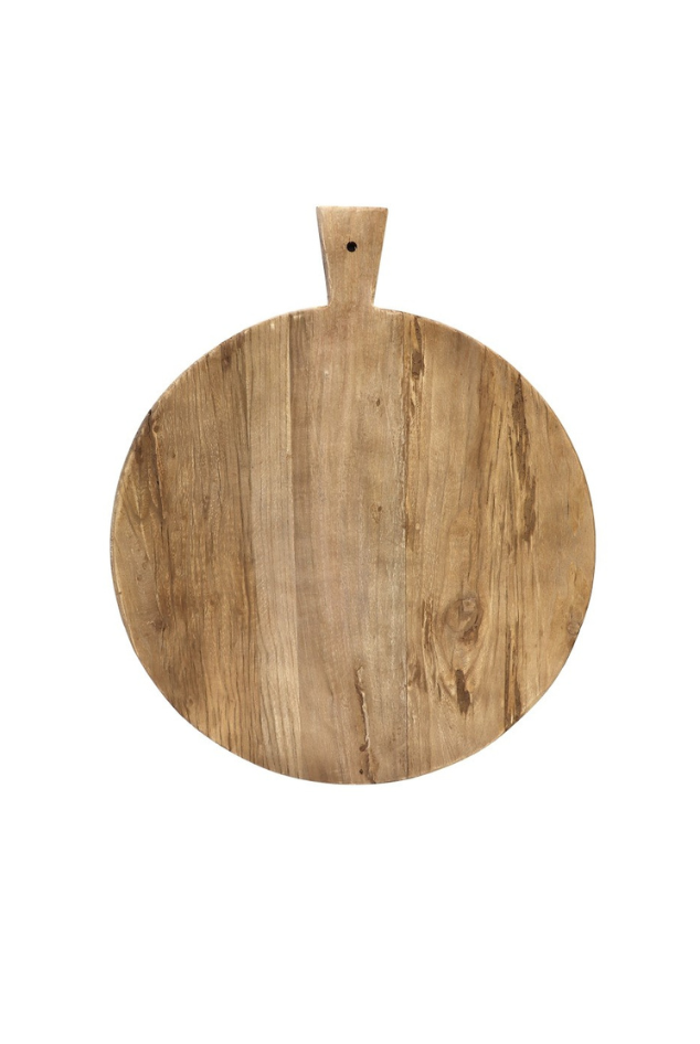Artisan Round Serving Board - 50cm with Handle - Magpie Style