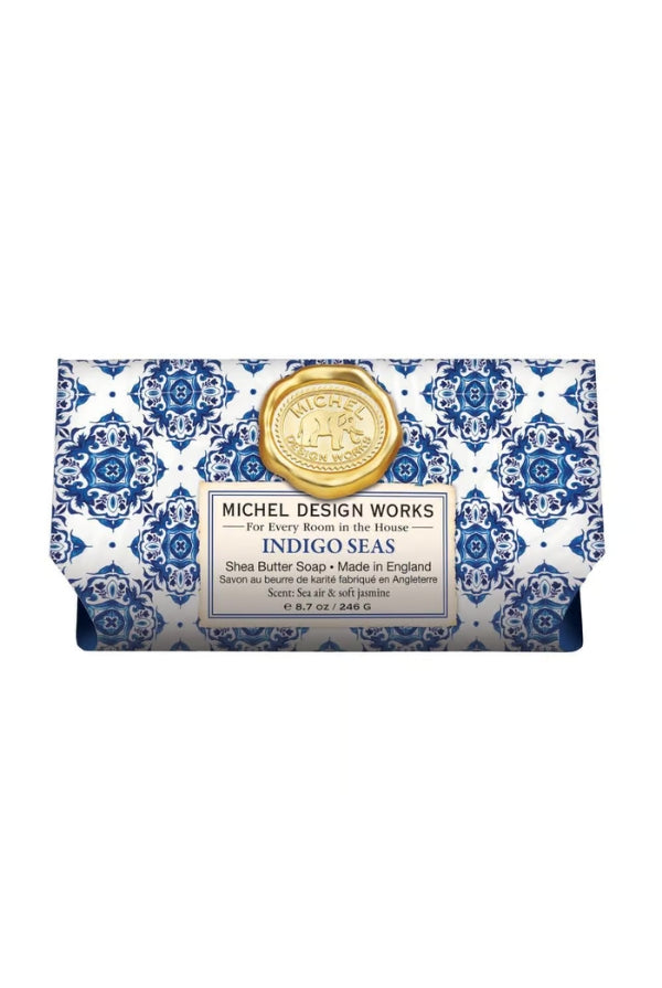 Michel Design Work Indigo Seas Large Soap Bar - Magpie Style