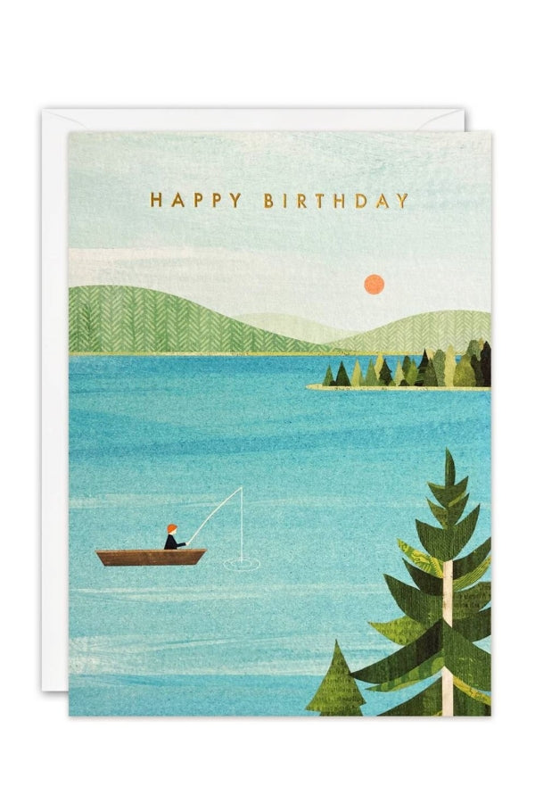 Fishing Happy Birthday - Magpie Style