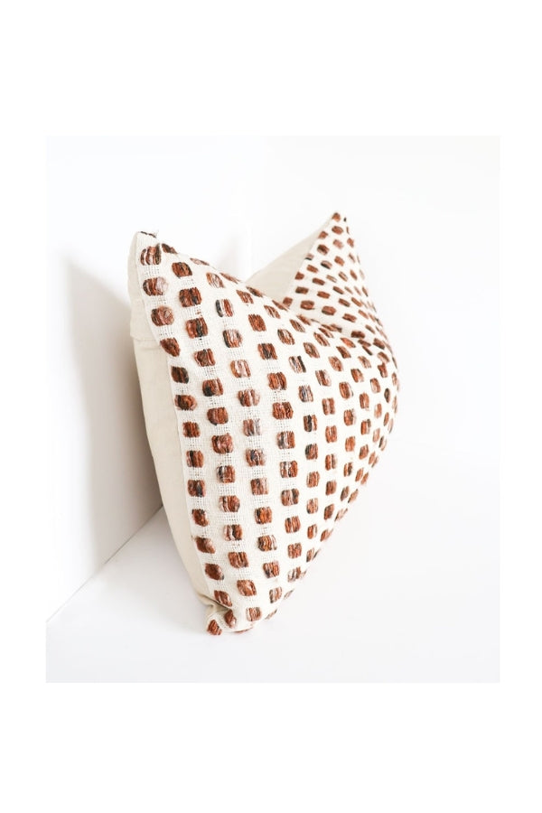 Organic Spot Cushion - Magpie Style