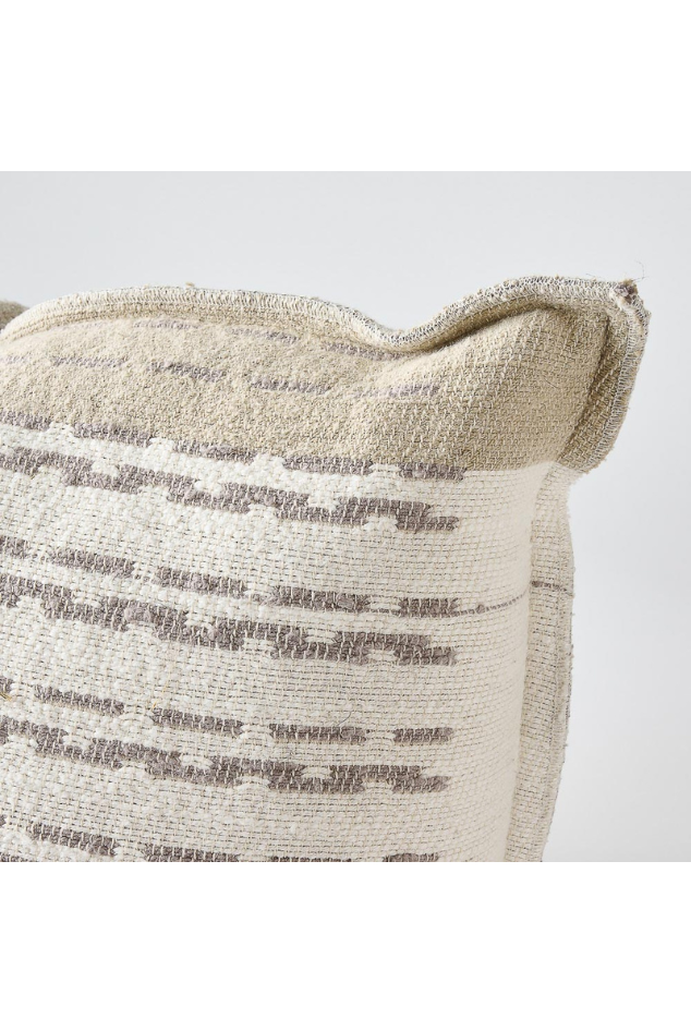 Hagen Cushion - Off White/Slate - Magpie Style