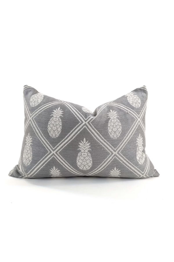 Pineapple Cushion - Grey/White - Magpie Style