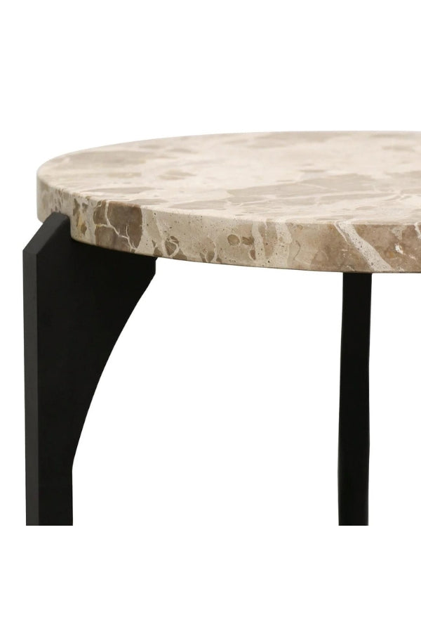 Ariana Side Table - Beige - Magpie Style