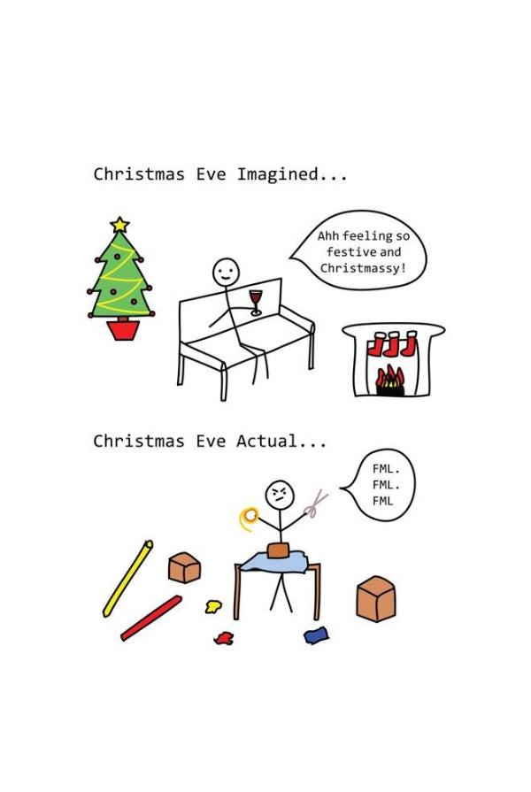 Christmas Eve Card - Magpie Style