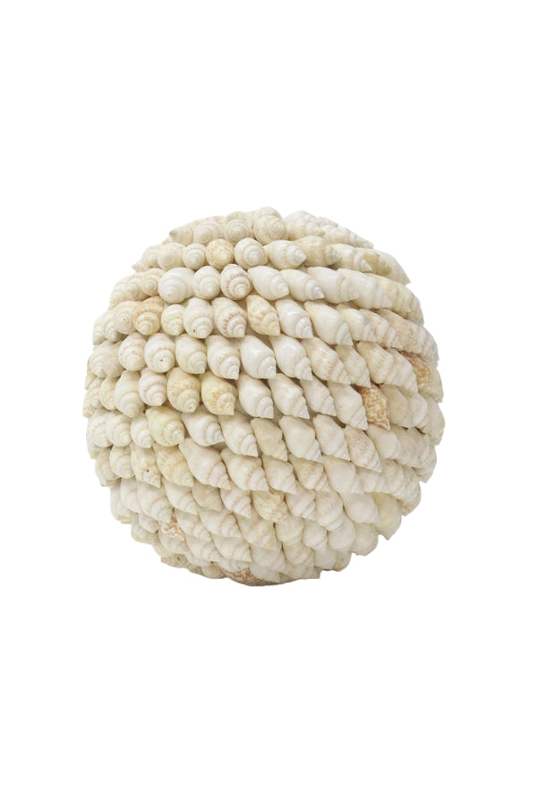 Shell Nassa Ball - White - Magpie Style