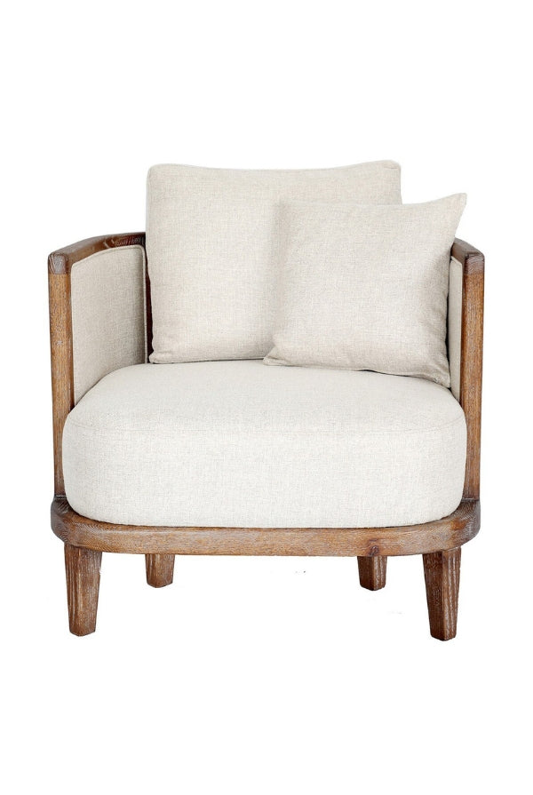 Hamptons Rattan Armchair - Magpie Style