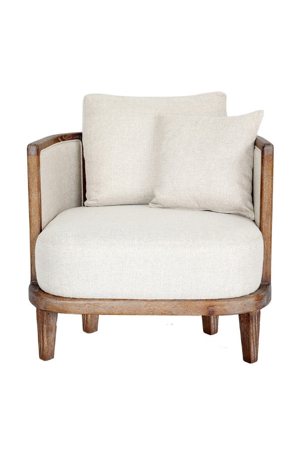 Hamptons Rattan Armchair - Magpie Style