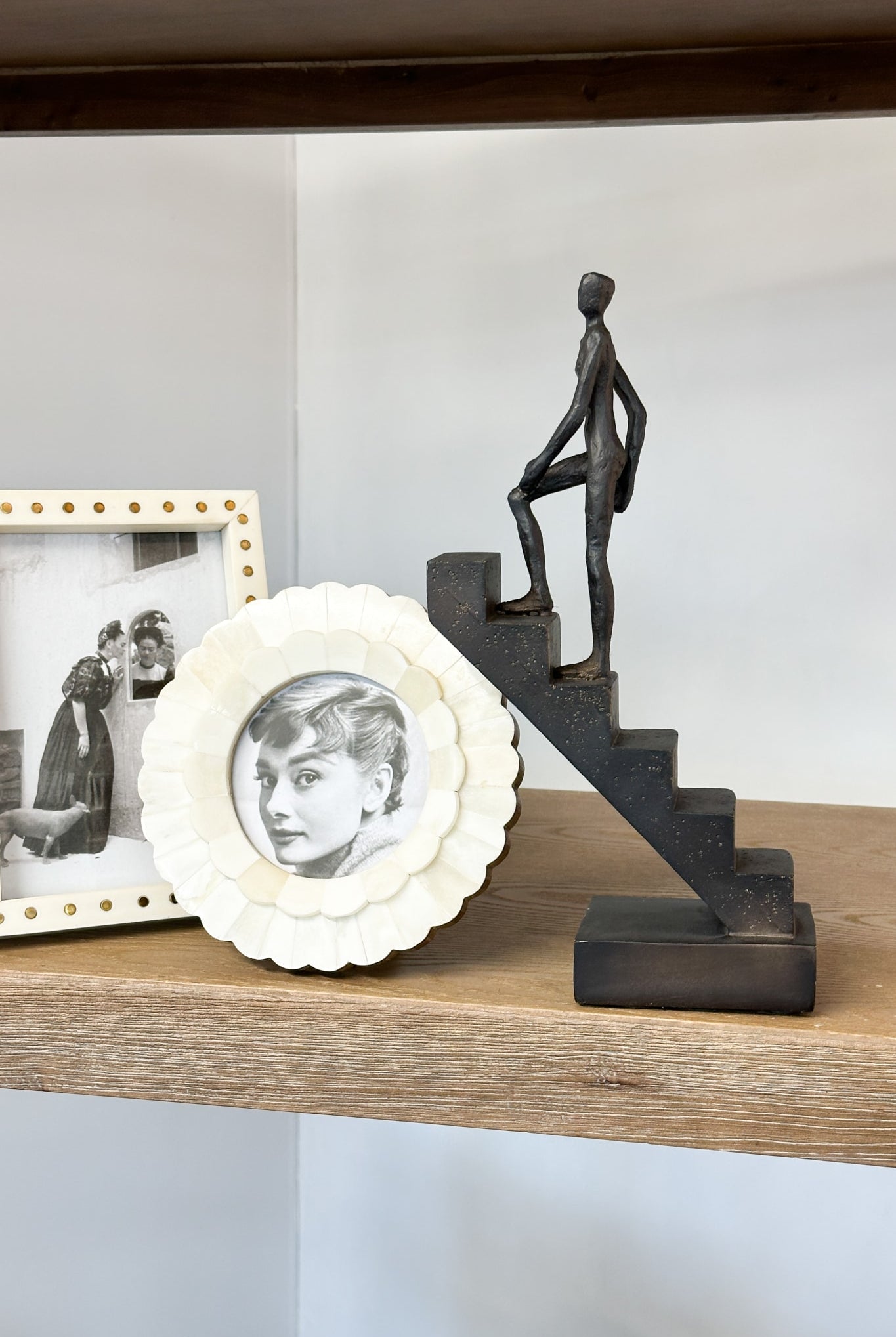 Florida Double Scalloped Photo Frame - Cream - Magpie Style