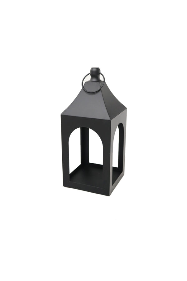 Short Morrocan Lantern - Black - Magpie Style
