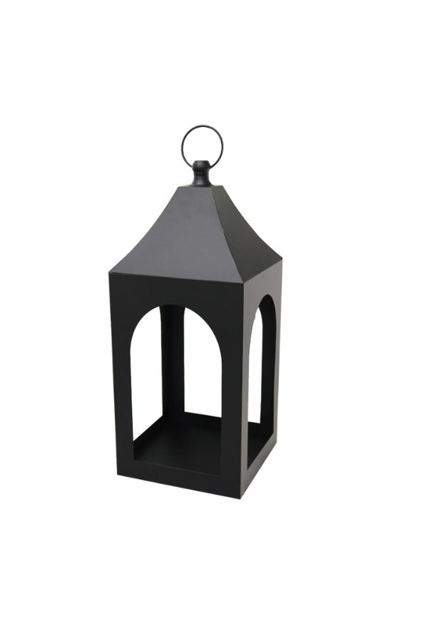 Medium Morrocan Lantern - Black - Magpie Style