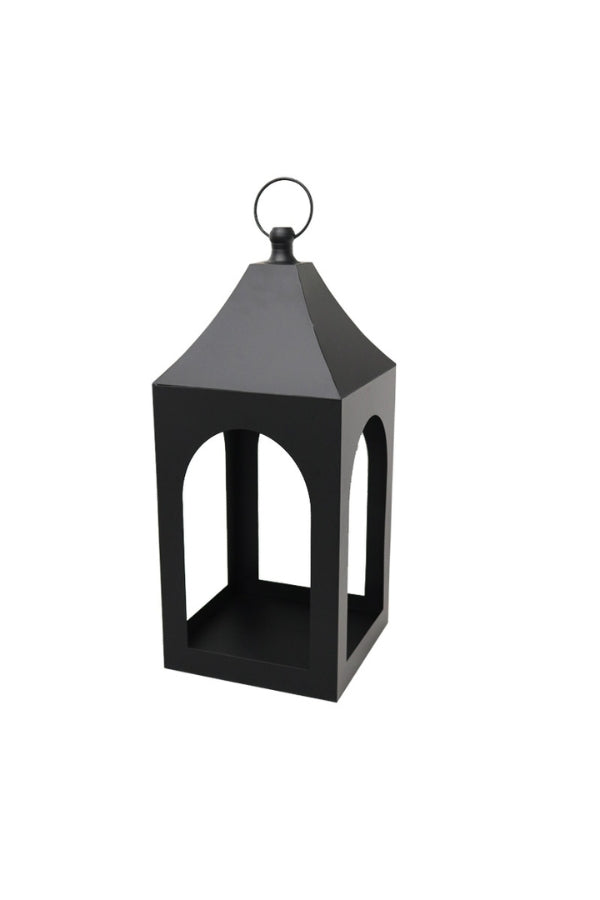 Medium Morrocan Lantern - Black - Magpie Style