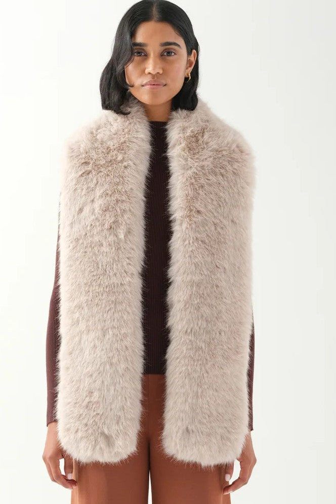 UNREAL FUR West End Scarf - Almond - Magpie Style