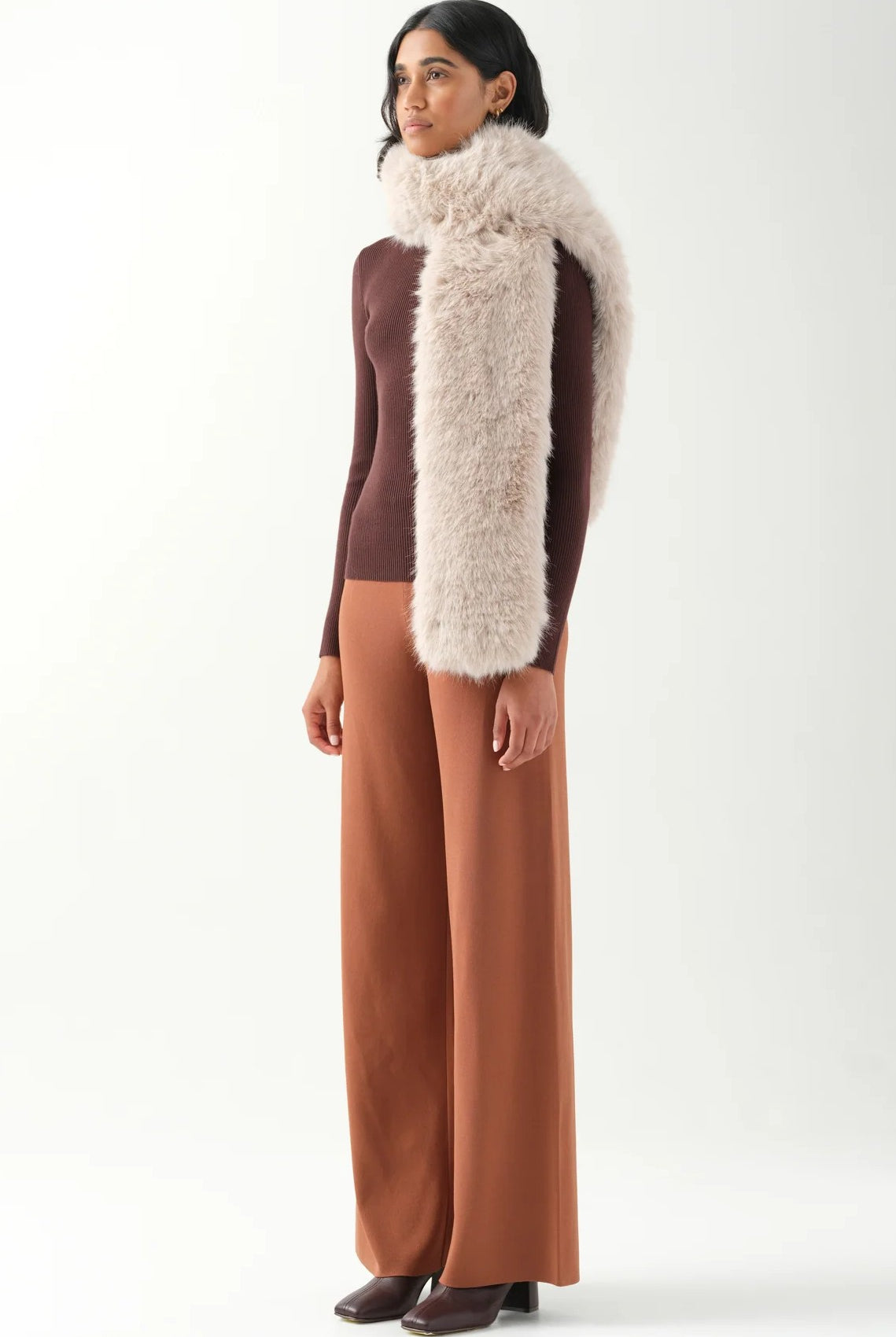 UNREAL FUR West End Scarf - Almond - Magpie Style