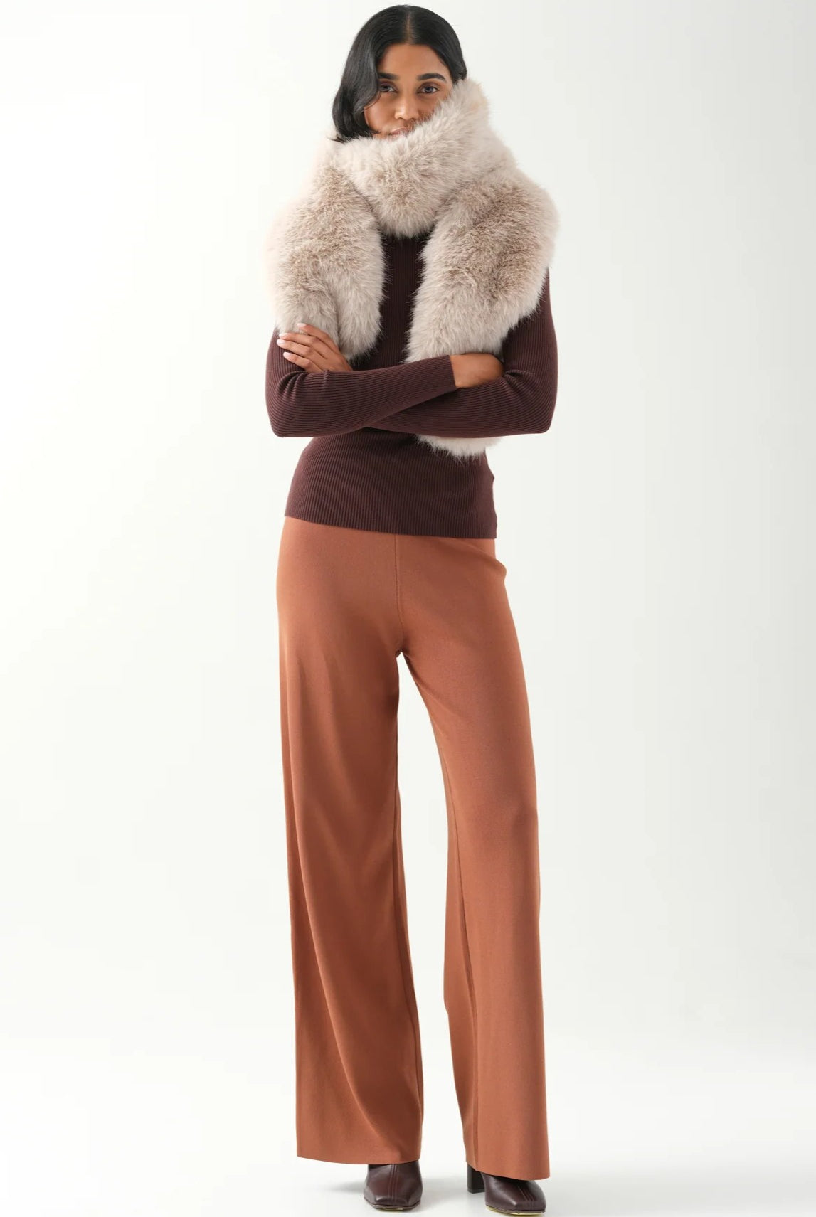 UNREAL FUR West End Scarf - Almond - Magpie Style