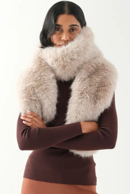 UNREAL FUR West End Scarf - Almond - Magpie Style