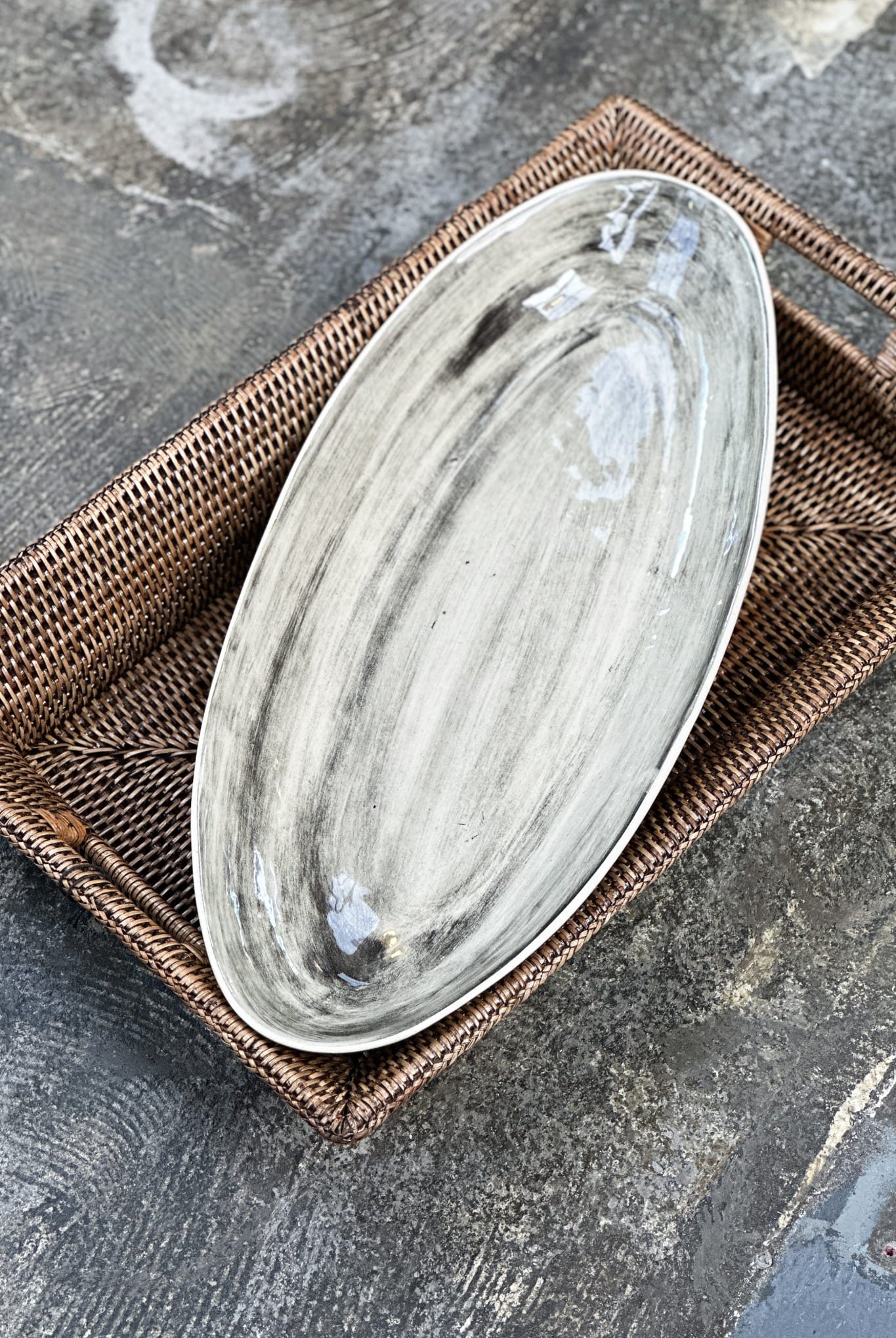 WONKI WARE Bamboo Platter Extra Large - Beach Sand - Magpie Style