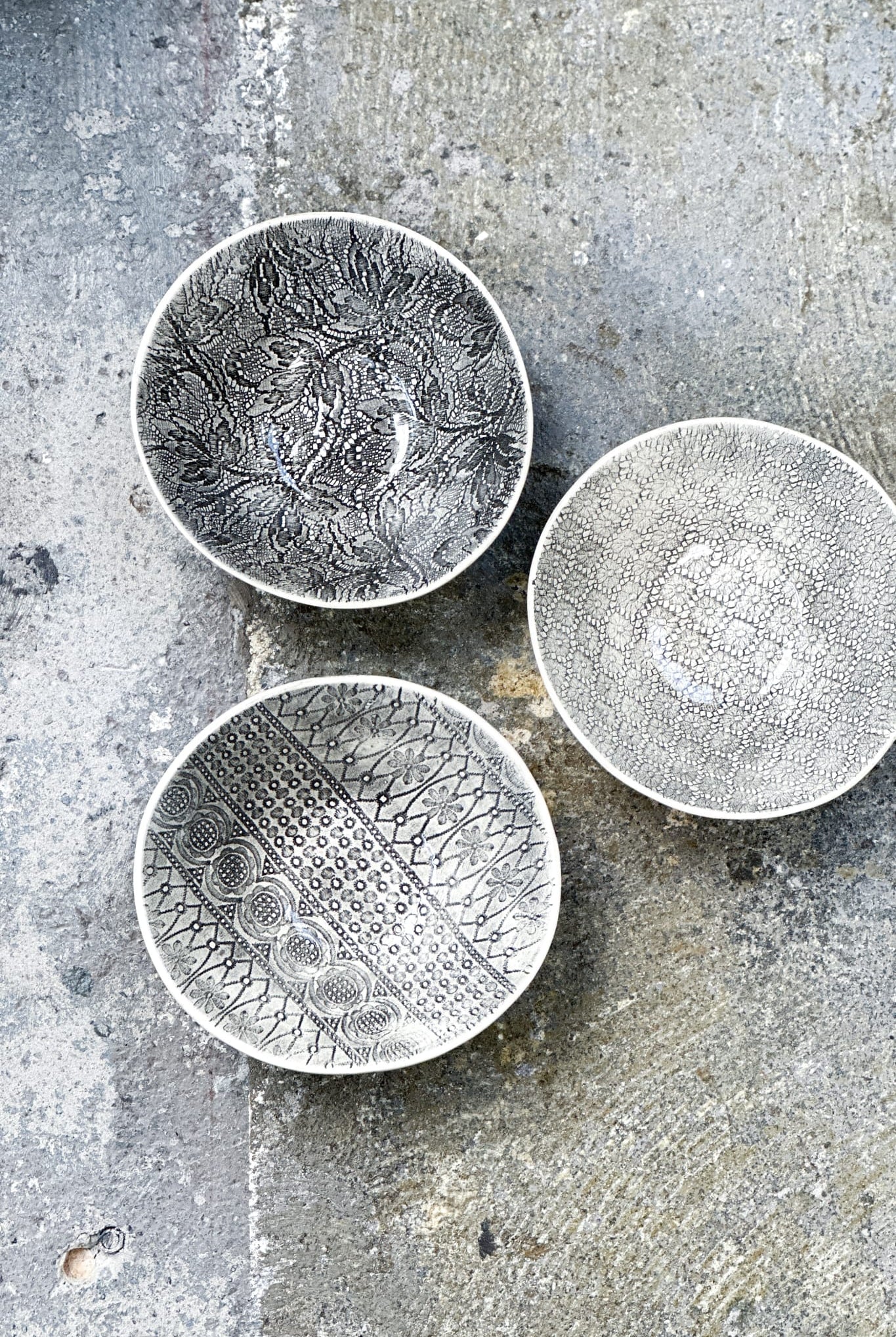 WONKI WARE Salsa Dish - Lace - Magpie Style