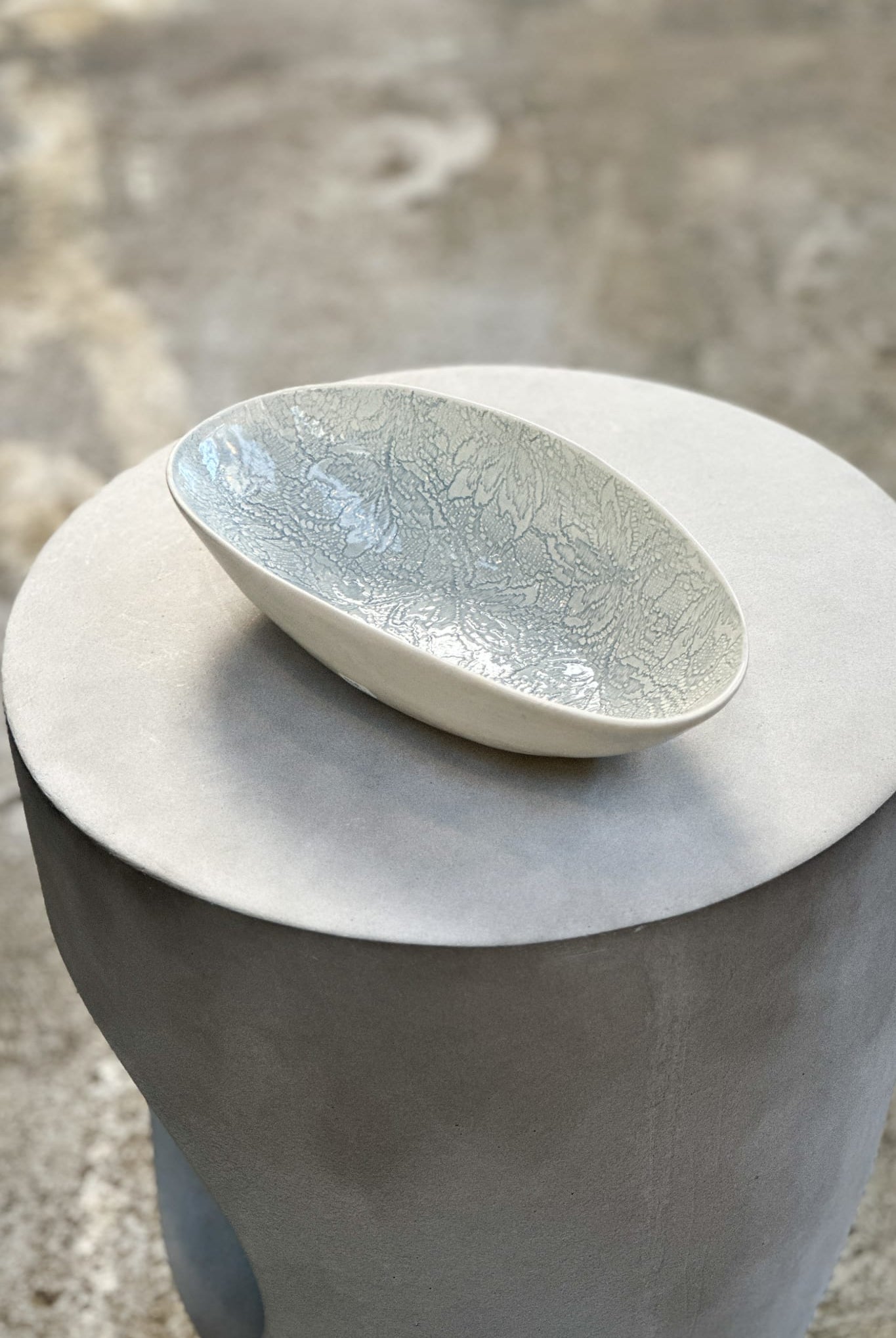 WONKI WARE Usoso Dish - Lace - Magpie Style