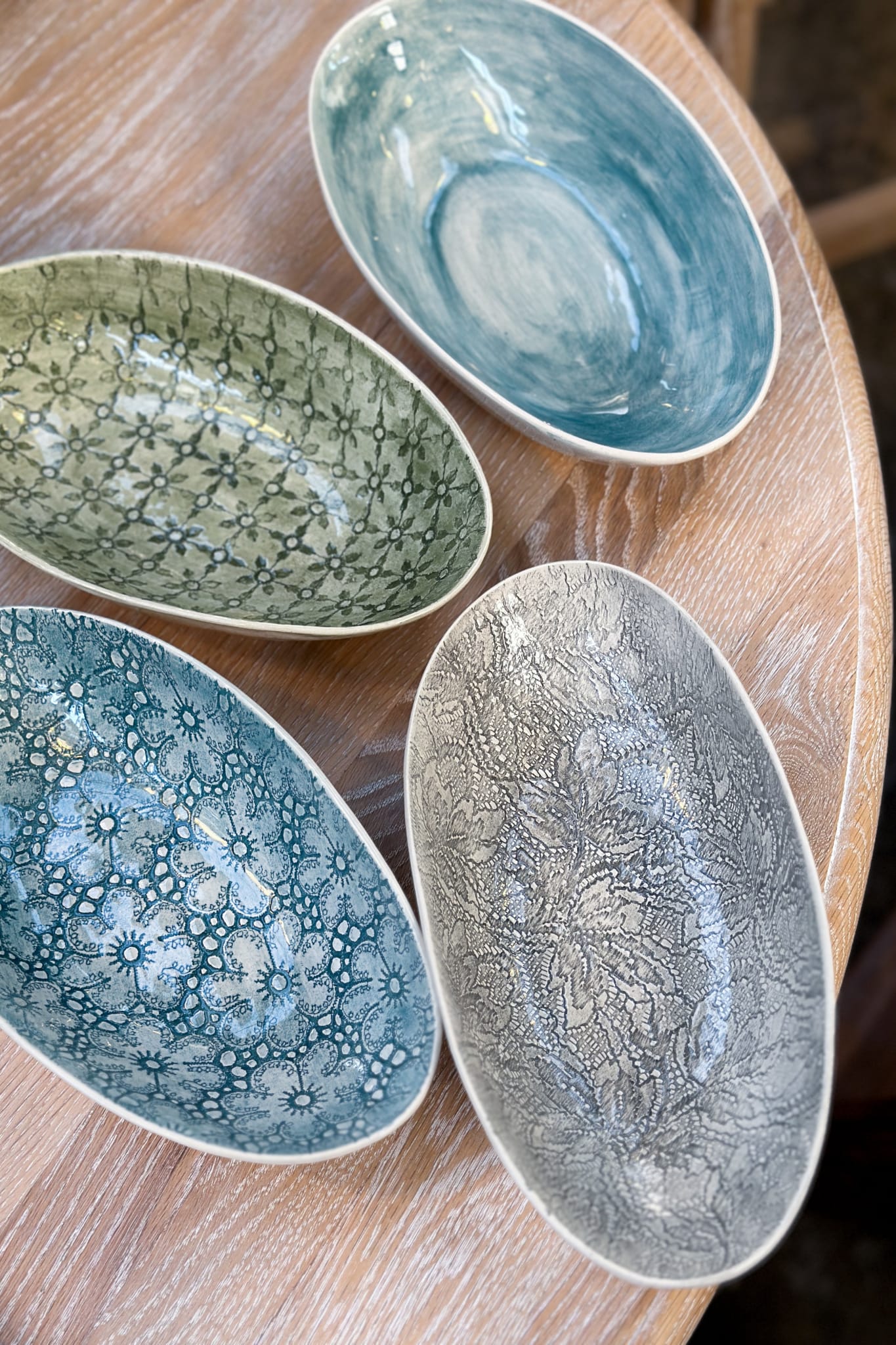 WONKI WARE Usoso Dish - Lace - Magpie Style