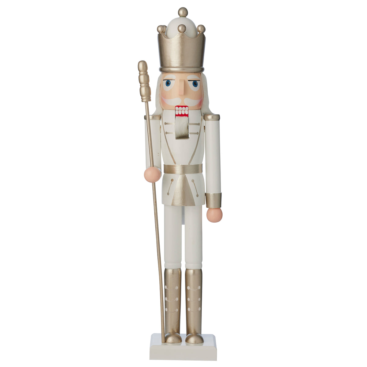 Nutcracker with Baton - Gold & Pink, 60cm