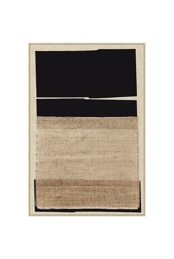 Beach At Night Framed Canvas - Magpie Style