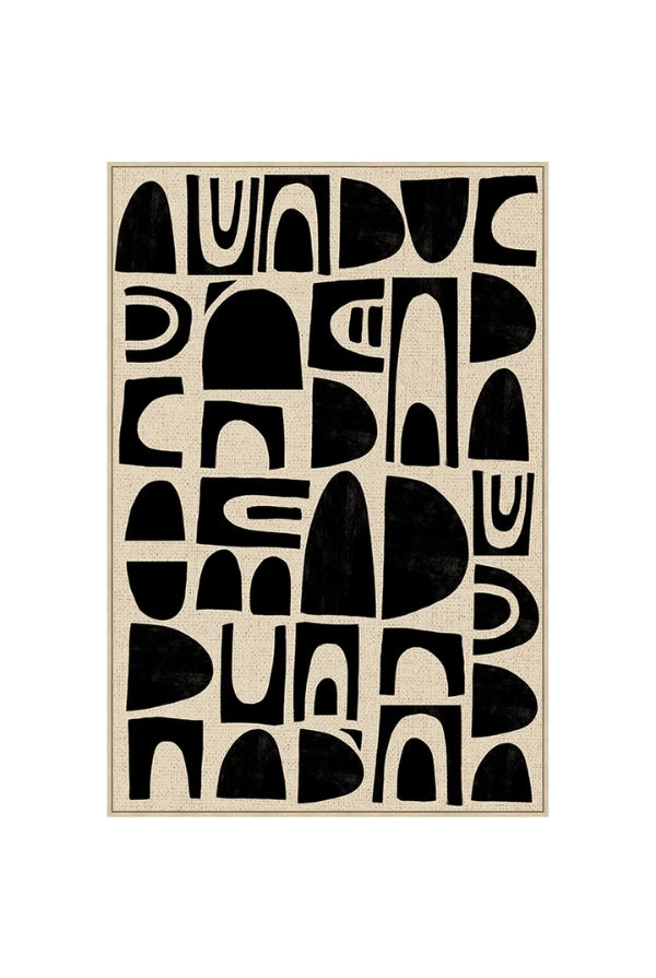 Zulu Framed Canvas - Magpie Style